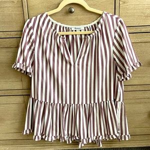 Madewell Ruffle Hem Top